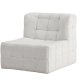 VENTURE DESIGN Malou 1-seters sofa - Metallramme / Beige stoff