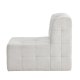 VENTURE DESIGN Malou 1-seters sofa - Metallramme / Beige stoff