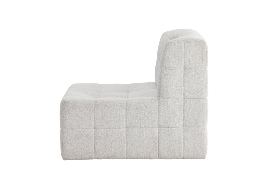 VENTURE DESIGN Malou 1-seters sofa - Metallramme / Beige stoff