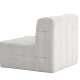 VENTURE DESIGN Malou 1-seters sofa - Metallramme / Beige stoff