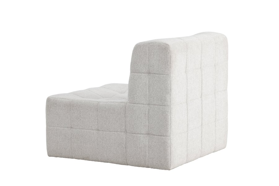 VENTURE DESIGN Malou 1-seters sofa - Metallramme / Beige stoff