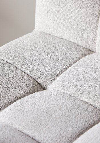 VENTURE DESIGN Malou 1-seters sofa - Metallramme / Beige stoff