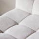 VENTURE DESIGN Malou 1-seters sofa - Metallramme / Beige stoff