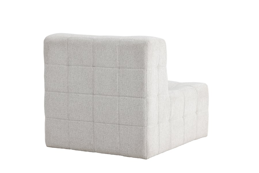 VENTURE DESIGN Malou 1-seters sofa - Metallramme / Beige stoff