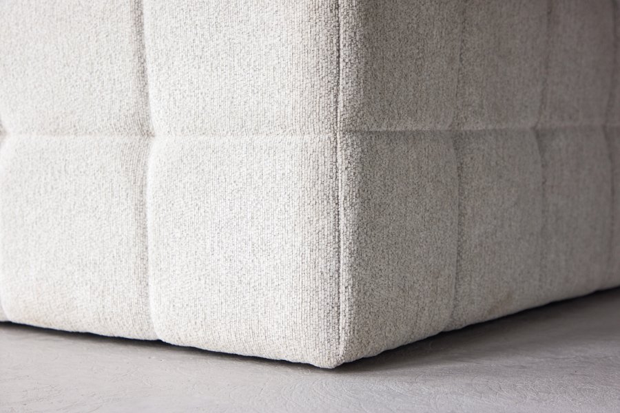 VENTURE DESIGN Malou 1-seters sofa - Metallramme / Beige stoff