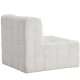 VENTURE DESIGN Malou 1-seters sofa - Metallramme / Beige stoff