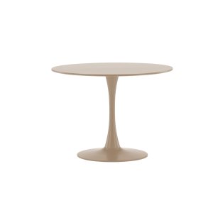 VENTURE DESIGN Glade spisebord, rund - beige MDF og st�l (�100x75)