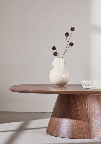 VENTURE DESIGN Lanzo sofabord, rektangul�r - MDF med mocca 3D-papir (120x92,5x39)