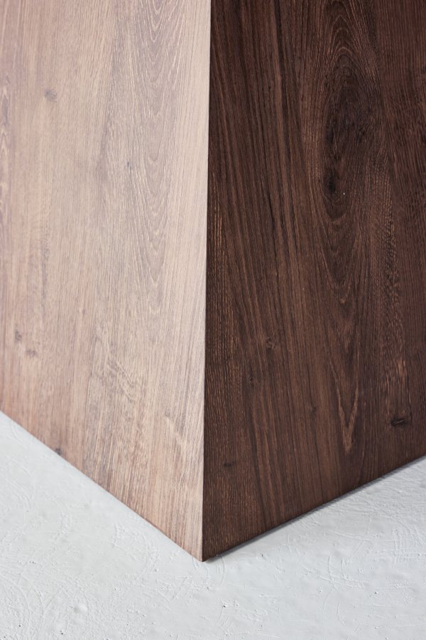 VENTURE DESIGN Cael firkantet spisebord 120x120x75 cm - MDF 3D papir mocca / stenlook