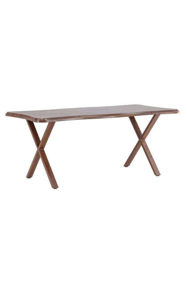 VENTURE DESIGN Fiona spisebord 180x90x75 cm - MDF med valn�d 3D-papir