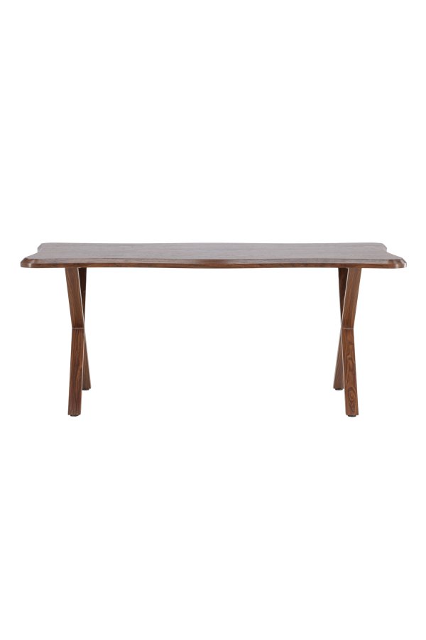 VENTURE DESIGN Fiona spisebord 180x90x75 cm - MDF med valn�d 3D-papir