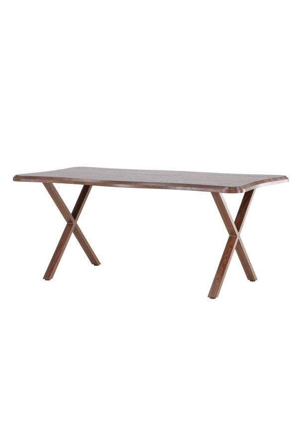 VENTURE DESIGN Fiona spisebord 180x90x75 cm - MDF med valn�d 3D-papir