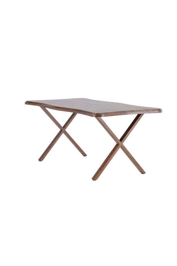 VENTURE DESIGN Fiona spisebord 180x90x75 cm - MDF med valn�d 3D-papir