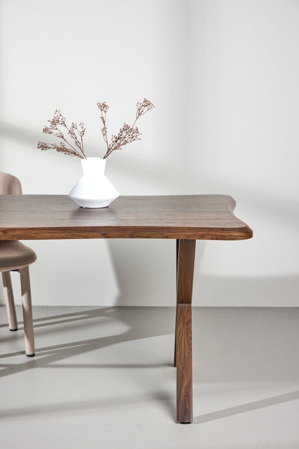 VENTURE DESIGN Fiona spisebord 180x90x75 cm - MDF med valn�d 3D-papir