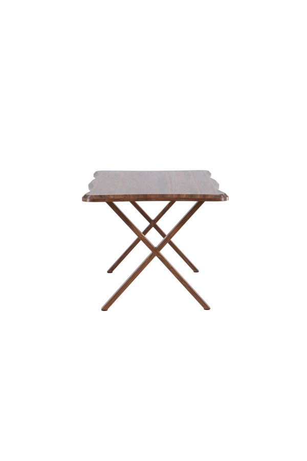 VENTURE DESIGN Fiona spisebord 180x90x75 cm - MDF med valn�d 3D-papir