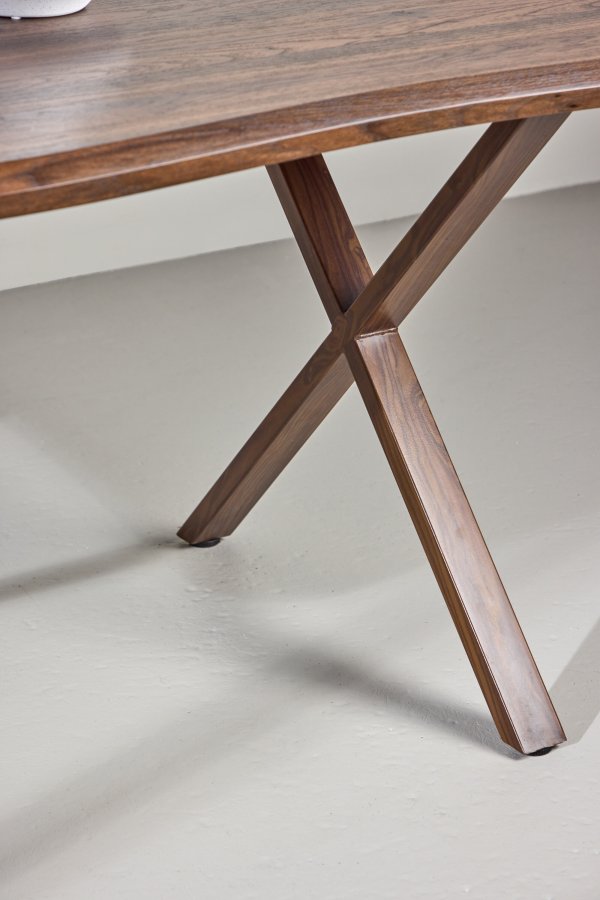 VENTURE DESIGN Fiona spisebord 180x90x75 cm - MDF med valn�d 3D-papir