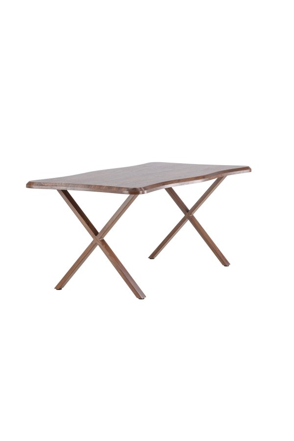 VENTURE DESIGN Fiona spisebord 180x90x75 cm - MDF med valn�d 3D-papir