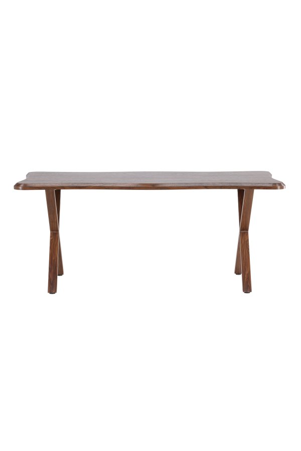 VENTURE DESIGN Fiona spisebord 180x90x75 cm - MDF med valn�d 3D-papir