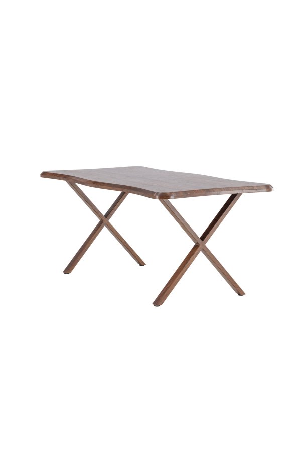 VENTURE DESIGN Fiona spisebord 180x90x75 cm - MDF med valn�d 3D-papir