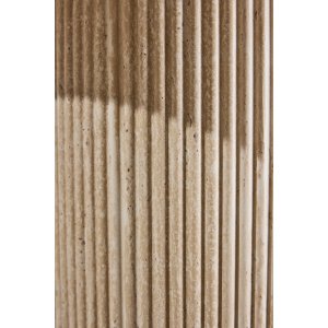 VENTURE DESIGN Krille sidebord ?60x45 cm - MDF med 3D-papir / travertinlook