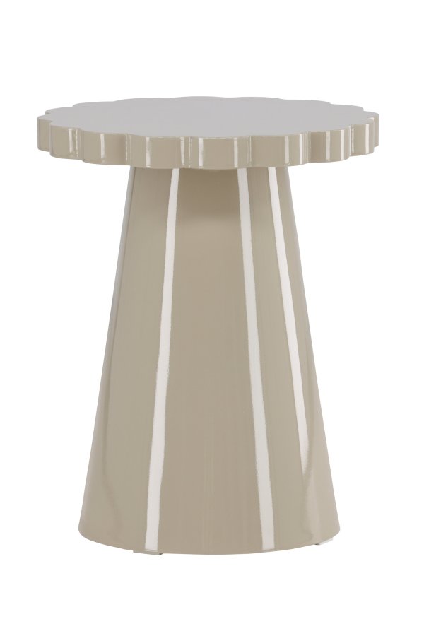 VENTURE DESIGN Krull sidebord ?45x55 cm - MDF blank beige