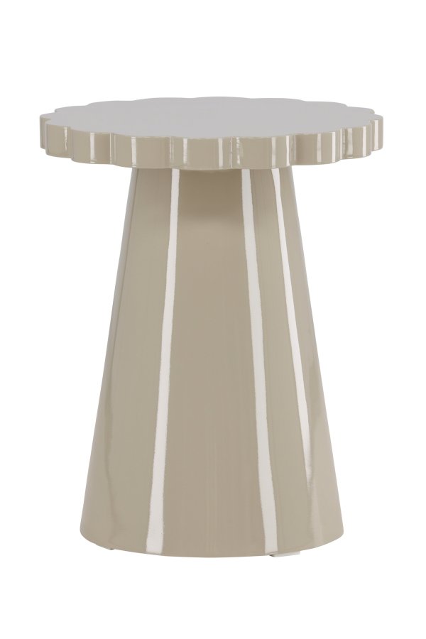 VENTURE DESIGN Krull sidebord ?45x55 cm - MDF blank beige