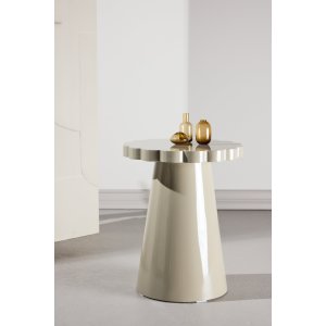 VENTURE DESIGN Krull sidebord ?45x55 cm - MDF blank beige