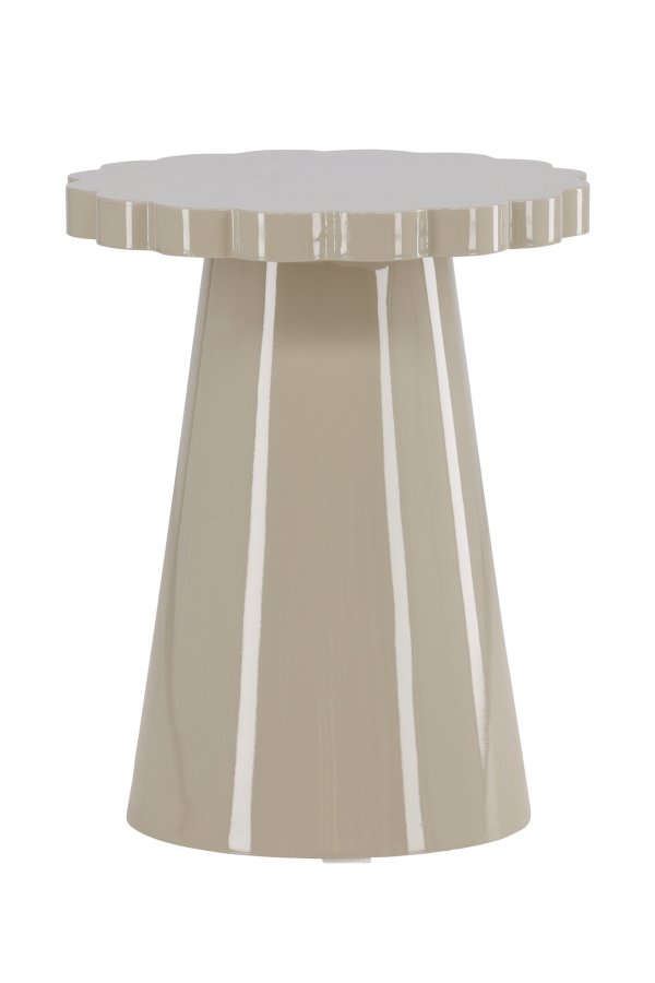 VENTURE DESIGN Krull sidebord ?45x55 cm - MDF blank beige