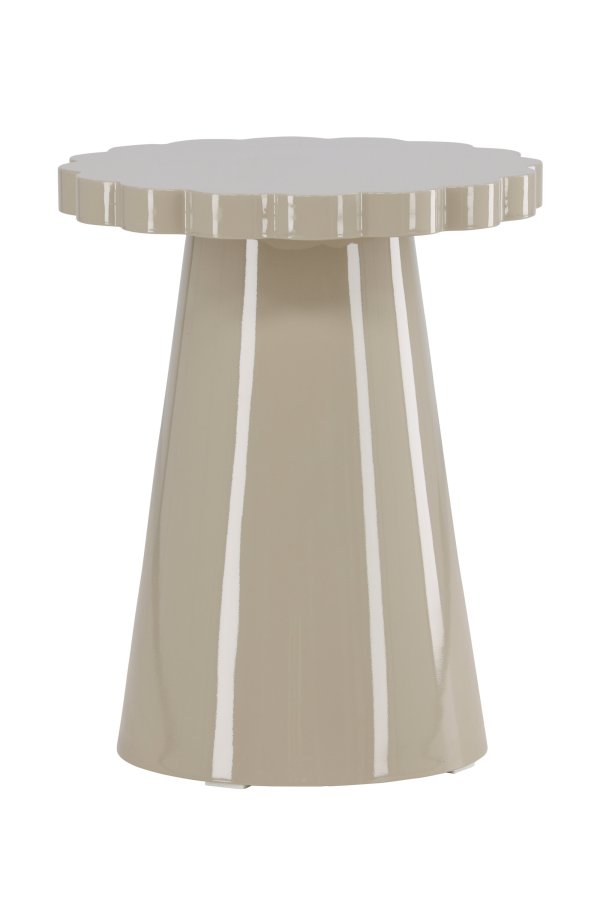 VENTURE DESIGN Krull sidebord ?45x55 cm - MDF blank beige