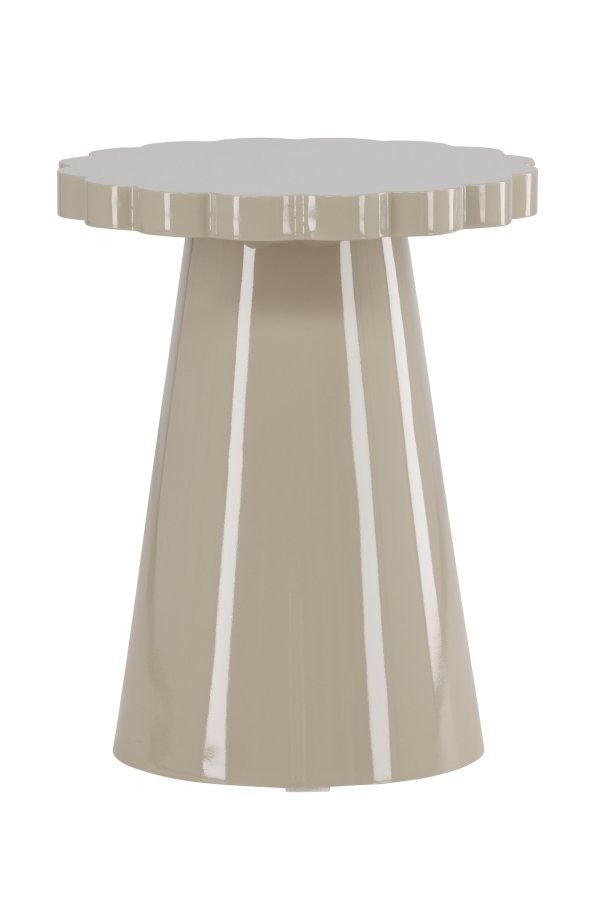 VENTURE DESIGN Krull sidebord ?45x55 cm - MDF blank beige