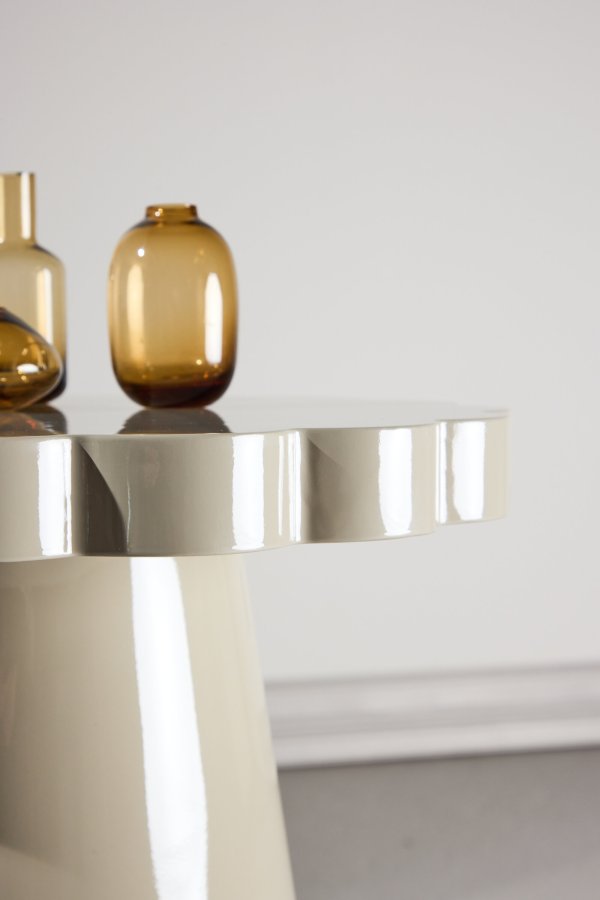 VENTURE DESIGN Krull sidebord ?45x55 cm - MDF blank beige