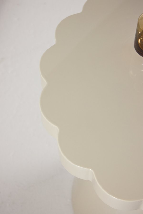 VENTURE DESIGN Krull sidebord ?45x55 cm - MDF blank beige