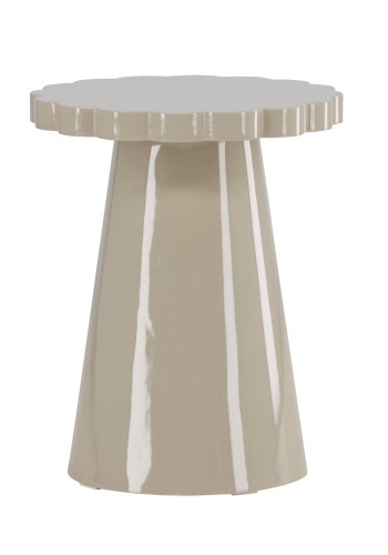 VENTURE DESIGN Krull sidebord ?45x55 cm - MDF blank beige