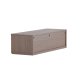 VENTURE DESIGN Dragh v�gh�ngt TV-bord, m. 2 skuffer - MDF med mocca 3D Papir (100x35x28)