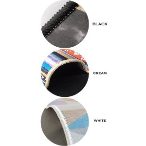 TEPPI Woopamuk109 barnmatta, rund - flerfärgad bomull och polyester (100)