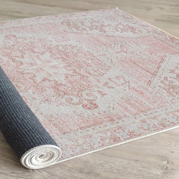 Woopamuk193 gulvt�ppe m. m�nster, rektangul�r - multifarvet bomuld og polyester (160x230)