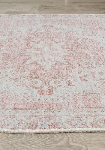 TEPPI Woopamuk193 gulvtppe m. mnster, rektangulr - multifarvet bomuld og polyester (160x230)