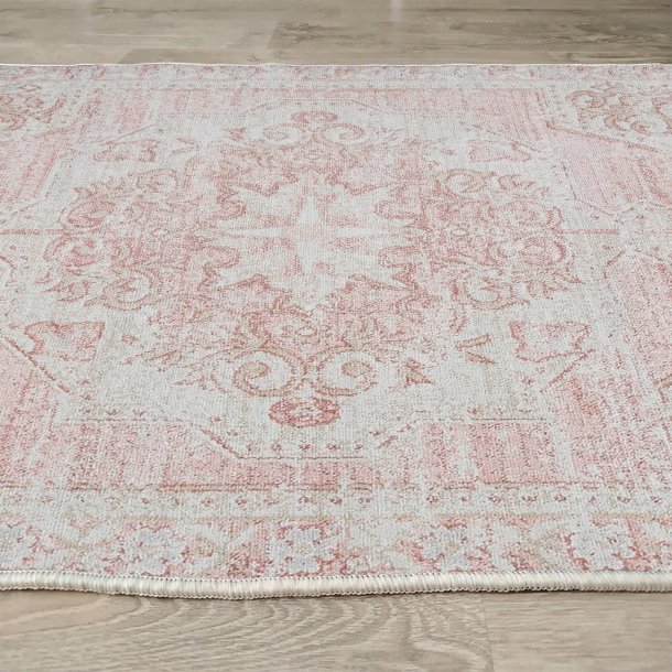 Woopamuk193 gulvt�ppe m. m�nster, rektangul�r - multifarvet bomuld og polyester (160x230)