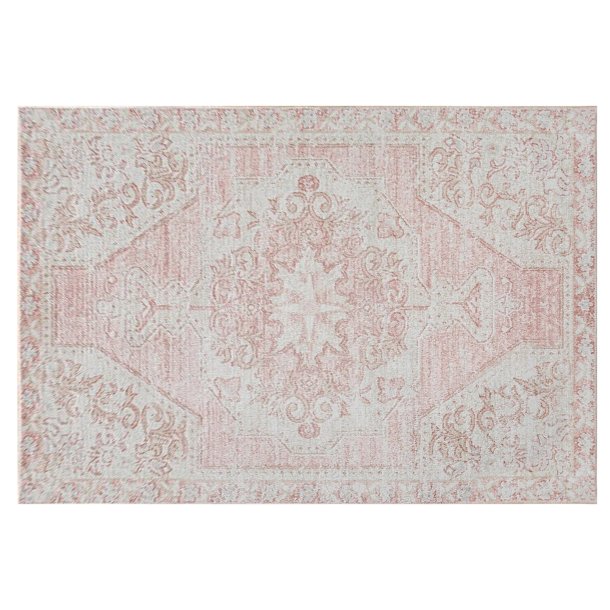 Woopamuk193 gulvt�ppe m. m�nster, rektangul�r - multifarvet bomuld og polyester (160x230)