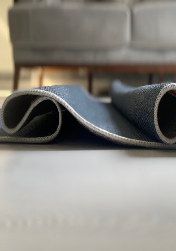 TEPPI Woopamuk276 gulvtppe m. mnster, rektangulr - multifarvet bomuld og polyester (160x230)