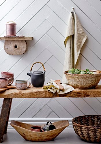 CREATIVE COLLECTION Fadia Schale, Natur, Mango