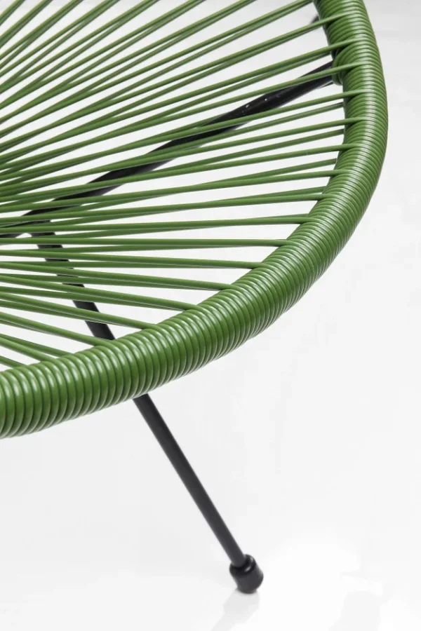 KARE DESIGN Acapulco Green lnestol/havestol - grn polyethylen og stl