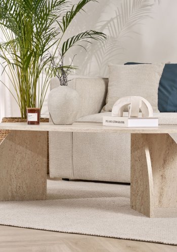 NORDV�RK Melina - Travertin salongbord