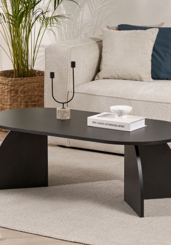 NORDV�RK Melina - Sort salongbord i tre