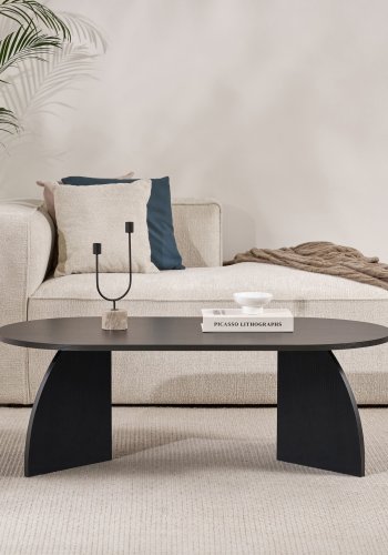 NORDV�RK Melina - Sort salongbord i tre