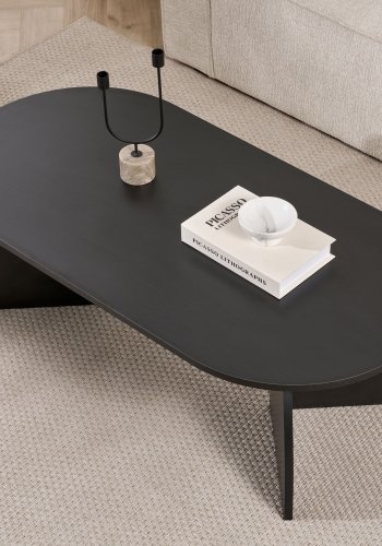 NORDV�RK Melina - Sort salongbord i tre