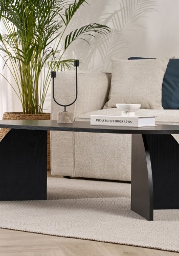 NORDV�RK Melina - Sort salongbord i tre