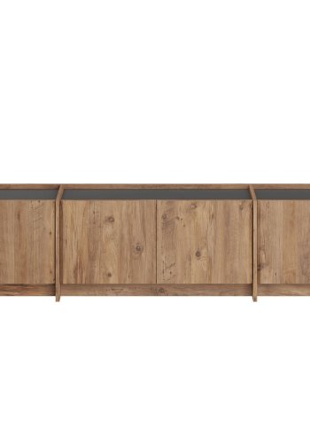 FUNZI LIVING Lowen - Atlantic Pine, antracitgr� TV-b&auml;nk