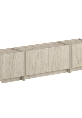FUNZI LIVING Lowen  TV-bord i travertin