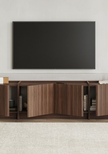 FUNZI LIVING Lowen - Milano Walnut TV-st�ll